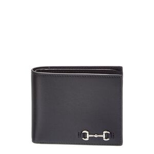 Gucci Horsebit Leather Wallet, Black